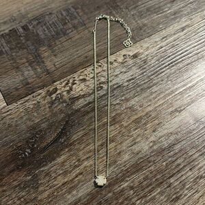 Kendra Scott gold and white necklace